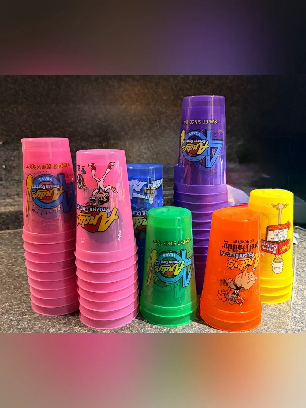 Andy’s Frozen Custard Limited Edition Cups